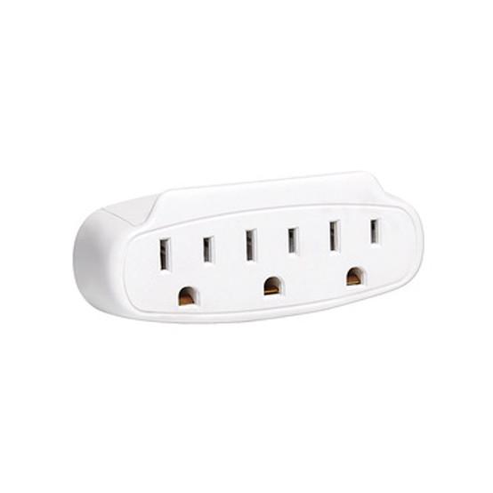 Buy Wall Power Socket And Wall Tap One Input Three Outlet UL cUL passed at wholesale prices