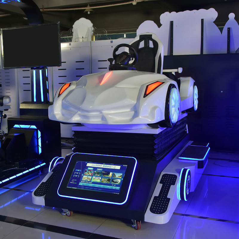 Safety VR Car Racing Simulator High Performance With Exhilarating Gaming Experience