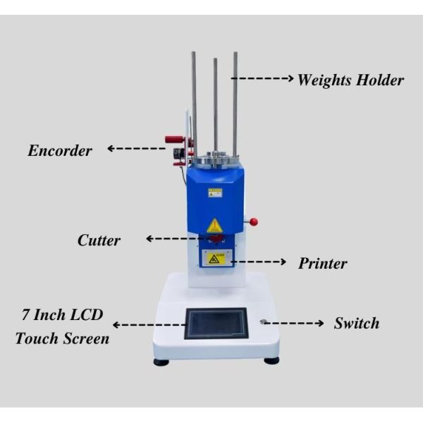 LCD Touch Screen Polycarbonate Resin Melt Flow Rate MFR Meter Index Tester