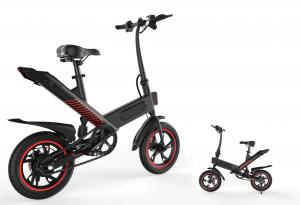 Quality Intelligent Folding Electric Bicycle 36V 6AH Battery Environmentally Friendly for sale