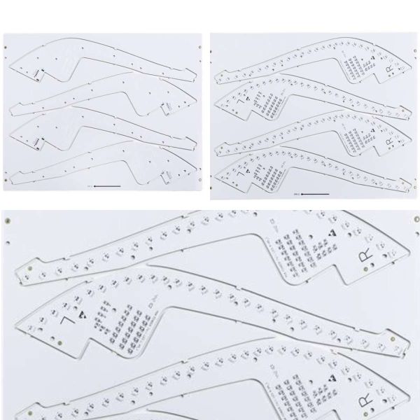 HASL Lead Free FR4 TG150 Double Sided PCB 10mil For LED Light