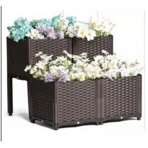 Quality Vegetable And Flower Elevated Plastic Planting Box OEM Accepted for sale