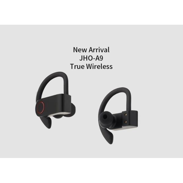 Hot Sale Noise Cancelling Tws Wireless Waterproof A9 Stereo Bluetooth Earhook Earbuds Headphone