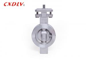 China High Performance Wafer Type Butterfly Valve DN150 Large Diameter Bare Stem Shaft on sale