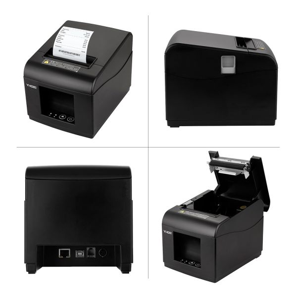 Highly Reliable 80mm Receipt Printer Usb / Lan / Rs232 / Bluetooth / Wifi Interface Machine