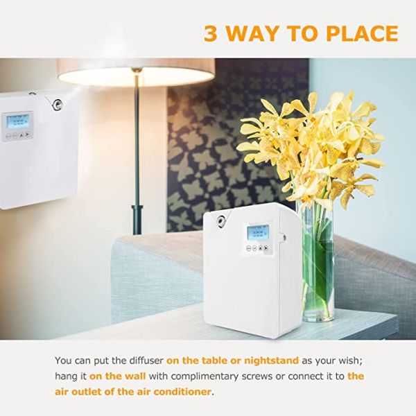 HOMEFISH Hotel HVAC Scent Machine Diffuser 300ml Customize Logo