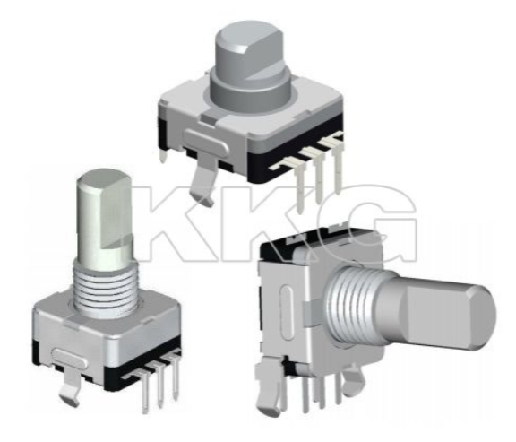 Encoder Switch ,Vertical Mounting Metal Shaft 360° Coding Rotary Encoder,Coded Rotary Switch , Incremental Encoder