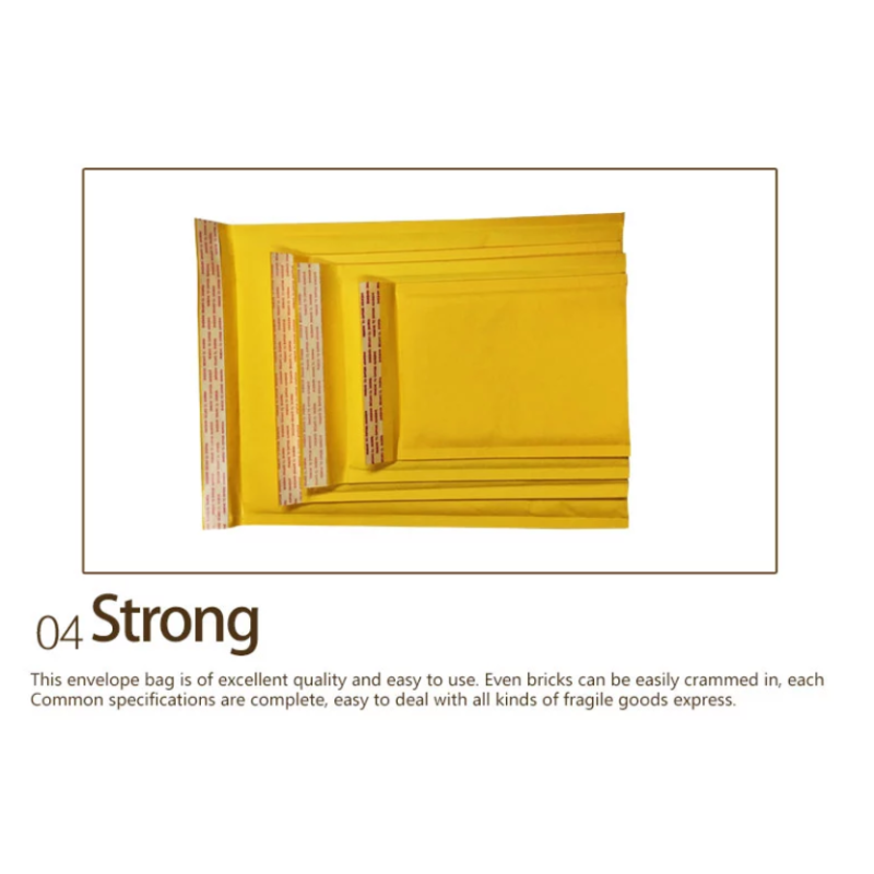 Hot Melt Adhesive Seal Padded Kraft Bubble Envelopes
