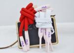 Silicone End L125cm Elastic Drawstring Cord Cotton Cord For Drawstring Bags