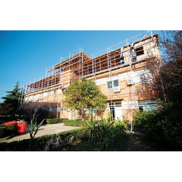 GN50 Aluminium Ringlock Tubular Modular Scaffolding System For Construction