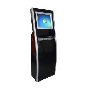 China Touch Screen Self Ordering Kiosk With Printer Led Digital Restaurant Menu Displayer on sale