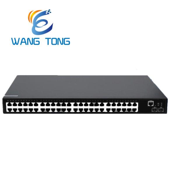 Buy 48 Port Ethernet Network Switch GE TP +2SFP+ 10G Web Smart SNMP Combo CLI Telnet Console NMS at wholesale prices