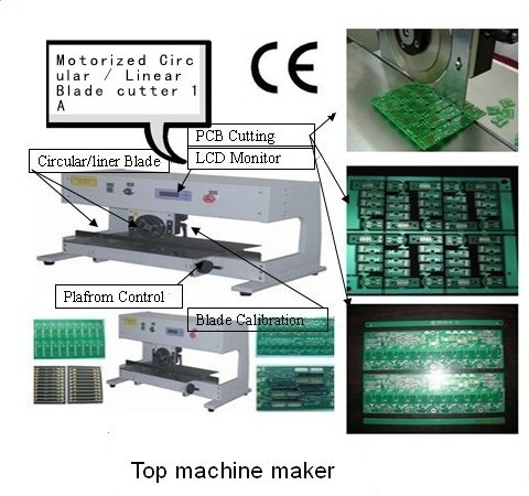 PCB Depaneling Machine with Counter Large LCD Display