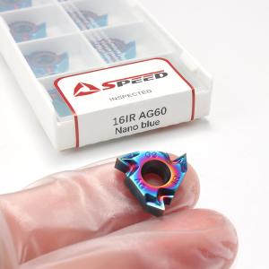 China Blue Nano 16ER 16IR AG60 Cutting Tools Cnc Carbide Milling Turning Insert Carbide Threading Inserts on sale