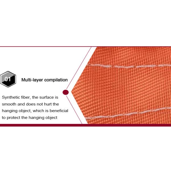 50T Heavy Duty Polyester Lifting Sling Endless Round Sling For Port Loading Unloading