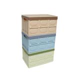 Multiscene Foldable Plastic Container , Odorless Collapsible Plastic Crates With