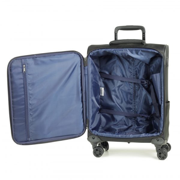 4 Wheels Expandable 210D Polyester Soft Trolley Luggage