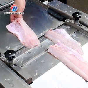 50PCS/Min Desktop Fish Processing Machine Grass Carp Peeler