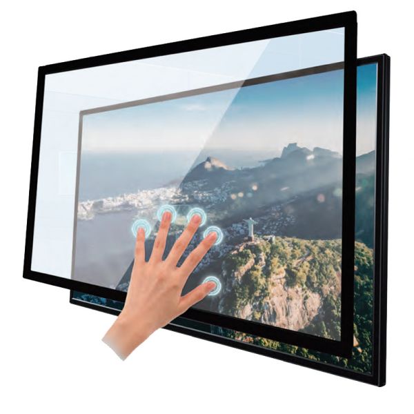 IBoard 32" 43" 50" 55" 65" 75" Infrared Multi Touch Overlay Frame USB Connection For Touch Screen Monitor TV Digital Signage