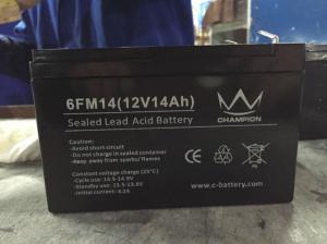 China Gray 14ah 12 Voltage High Capacity Lead Acid Battery Rechargeable in Electric Bicycle on sale
