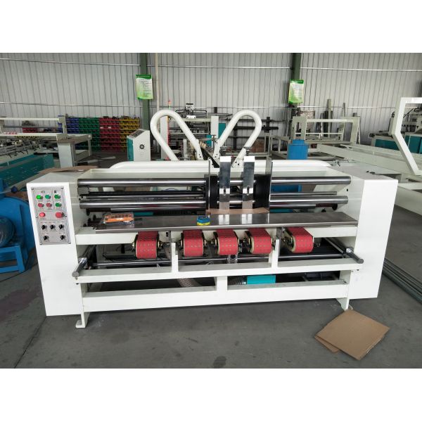 KS-QZD 2800 Automatic Folder Gluer Machine , Carton Folding And Gluing Machine