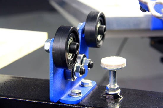 Double Rotary Manual 6-6 Color screen printing machine for t-shirt printing