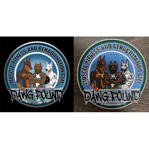 Teddy Bear Iron On Embroidered Patches Polyester Material For DIY Bags