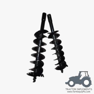 Quality Augers - 68910121416182024 - Auger For Tractor Post Hole Digger; Tree Planting Digger