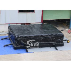 Buy cheap 8x6m indoor stunt jump foam pit airbag with sealed cover for GYM safety landing from wholesalers