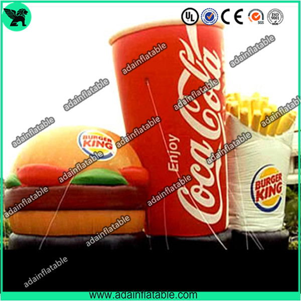 Advertising Inflatable Hamburger ,Inflatable Coca-cola Model,Inflatable French Chips