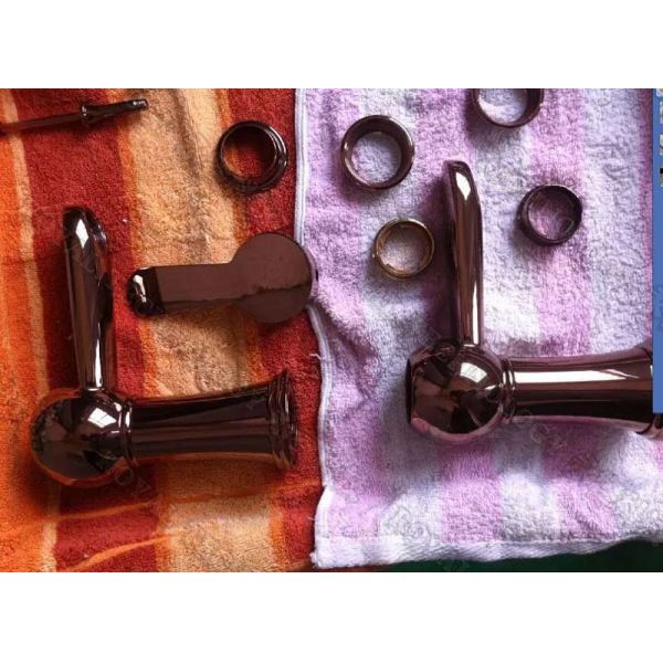 ABS Parts TiN Gold PVD Vacuum Coating Machine , Cathodic Arc Decorative Coating Equipment On ABS Parts
