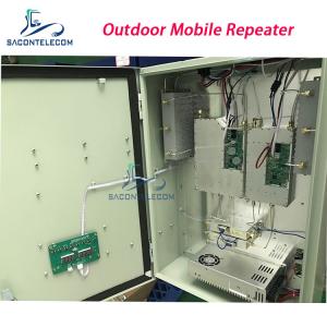 Quality GSM980 900mhz RS232 95dB 5km 3G 20w Cell Signal Repeater for sale