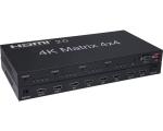 hdmi 4x2 matrix switcher with audio extraction