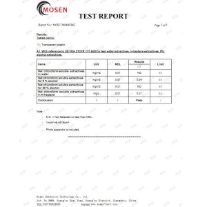 Guangzhou Huaweier Packing Products Co.,Ltd. Certifications