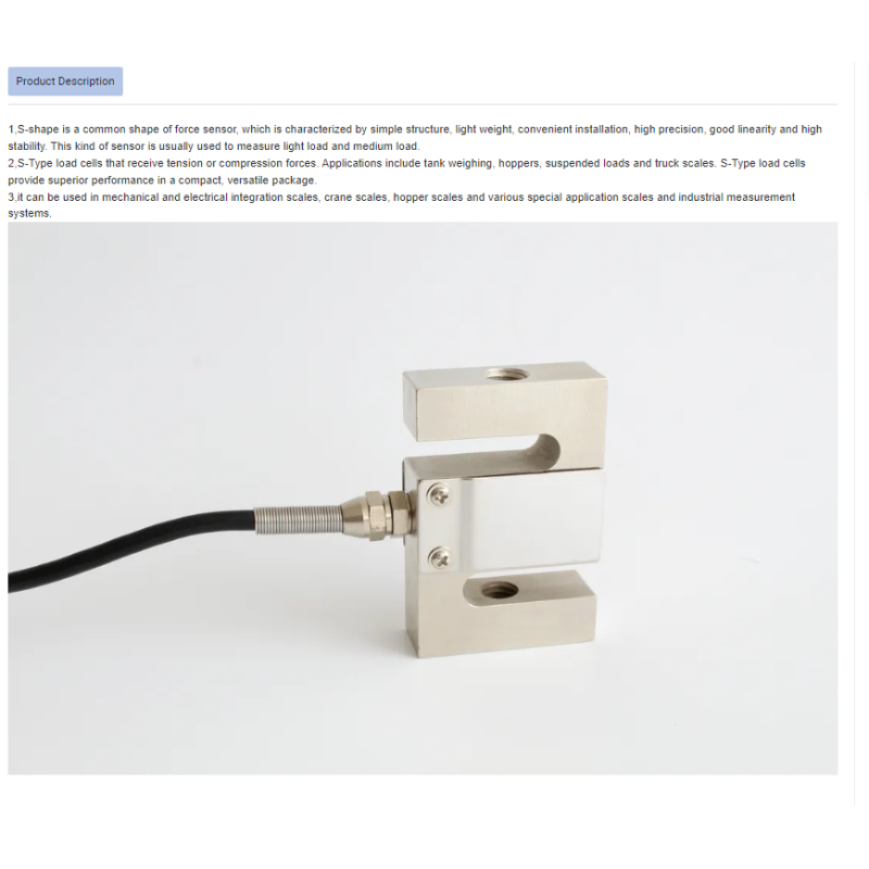 Sensor Weighing Load Cell 75kg For Injection Molding Machine Alloy Steel
