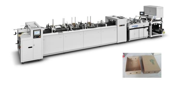 Buy High Speed Gift Box Making Machine With PLC Programmable Controller at wholesale prices