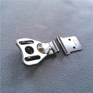 Quality Small Twist latch with keeper plate.Black Zinc finish.Rohs for sale