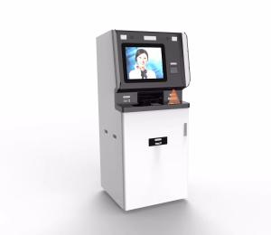 China Customized Self Payment Kiosk Machine With Facial Recognition Camera And Card Dispensor on sale