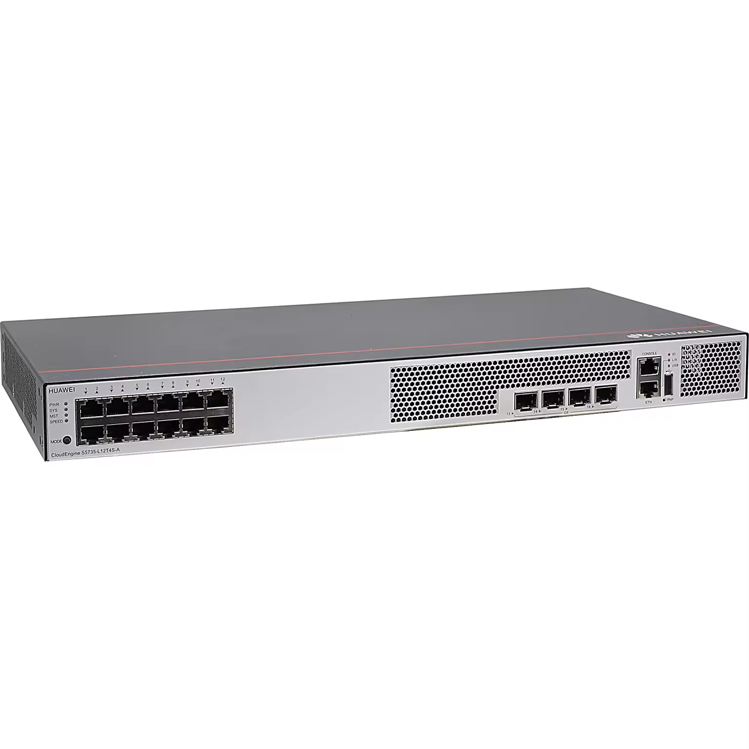 16-Port Network Switch C9500-16X-E QoS Function and 10/100/1000Mbps Transmission Rate