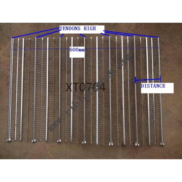 XT0704 Galvanized Expanded Metal Mesh Rib Lath 600mm Width 5mm Tendons High