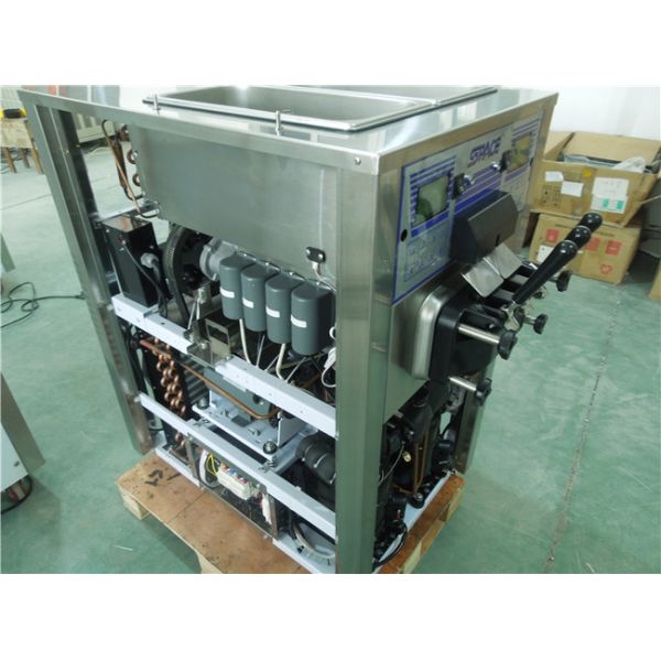 Table Top Frozen Commercial Yogurt Making Equipment With Two Compressors