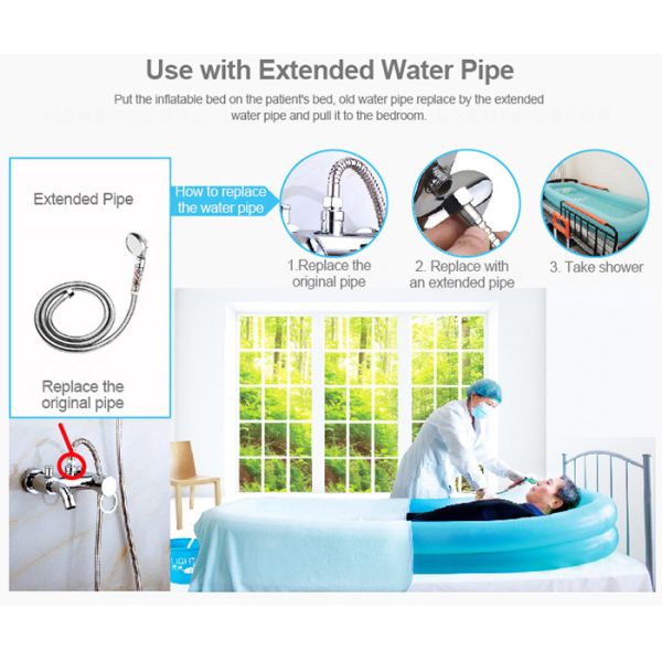 Anti Virus PVC Portable Inflatable Bathtub Intelligent Constant Temperature