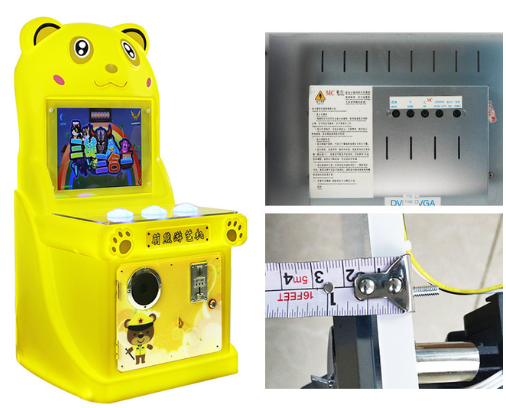 Indoor Children's Game Amusement Park Coin-operated Button Game Machine