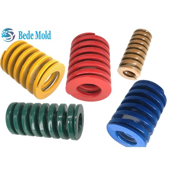 Flat Wire Industrial Spring Precision Mold Parts 50CrVA Materails For Injection Mold / Stamping Die