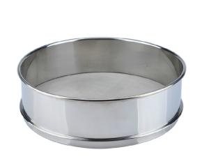 ASTM 8  Stainless Steel Wire Mesh Sieve , Fine Mesh Sieve Strainer Precision Frame