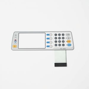 Tear Resistant PET Membrane Switch Overlay With Glossy Matte Frosted Surface