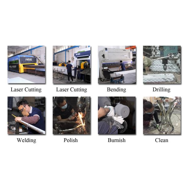 Stainless steel furniture for sell Metal Wedding Chairs For Sale With Low Price And Good Quality (YS-67)