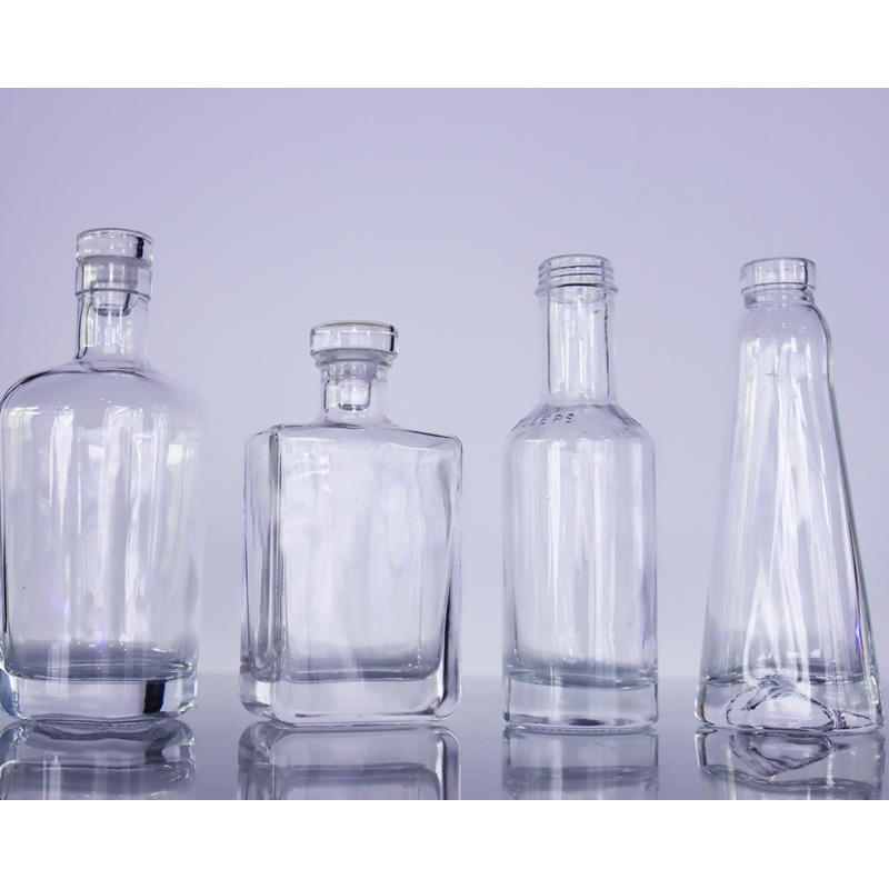 200ml Nordic Liquor Bottle With Shoulder Embossed Logo GPI 28x400 Screw Closures