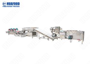 Quality Washed Fruit And Vegetable Processing Line 300 - 2000kg/H Capacity Small Scale Mango Processing Plant for sale