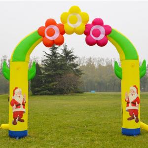 Quality Customized Outdoor Christmas Decoration Inflatable Party Arch for sale